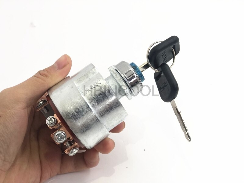 FORklift starter switch ignition lock key switch starter switch JK406C is suitable accessories