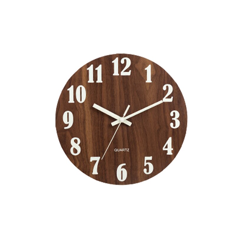 Horloge murale suspendue en acrylique 3D, silencieuse et moderne, avec chiffres numériques, lueur sombre, bricolage: A