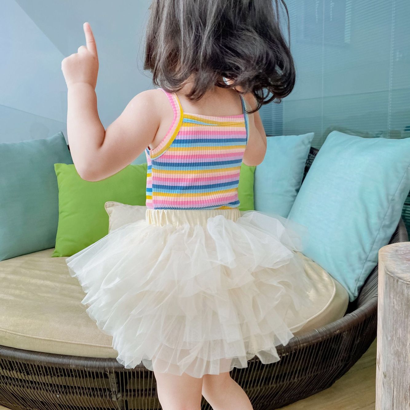 Baby Girls Princess Skirt Mesh Dance Costume Tutu skirt