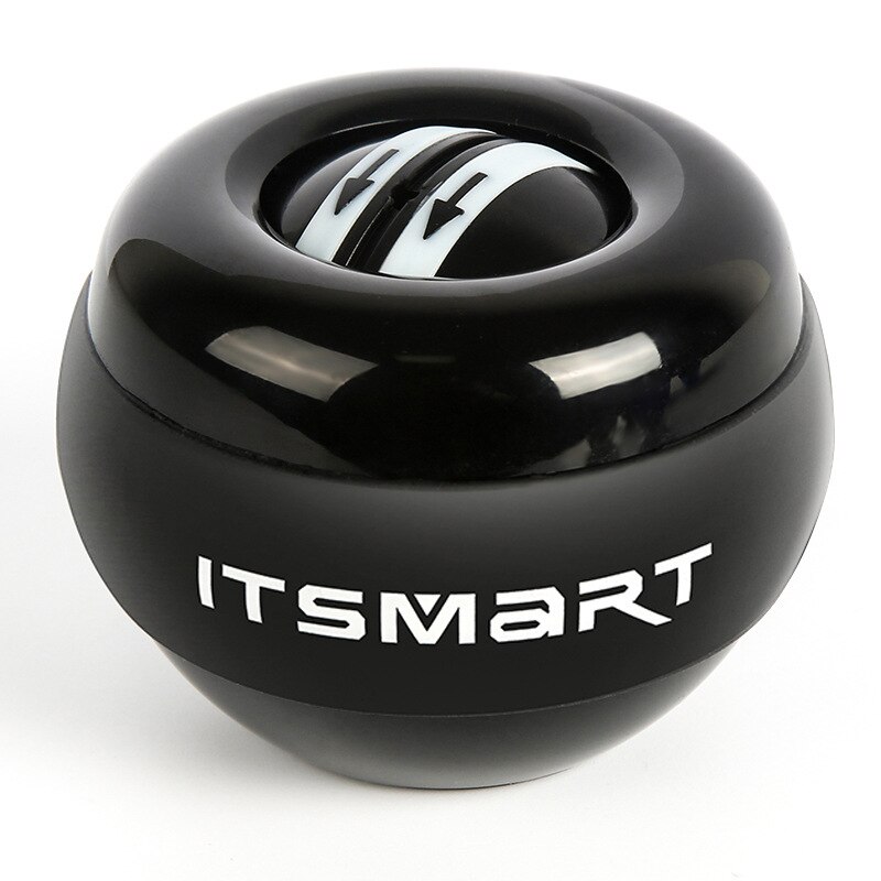 Brachio ball Gyroscopic Powerball Autostart Range Gyro Power Wrist Ball With Counter Arm Hand Muscle Force Trainer Fitness: black no light