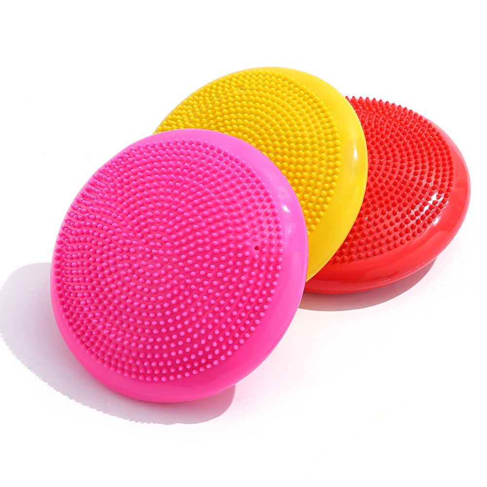 Yoga Balls Massage Pad Inflatable Stability Wobble Balance Disc Cushion Mat Fitness Exercise Training ball