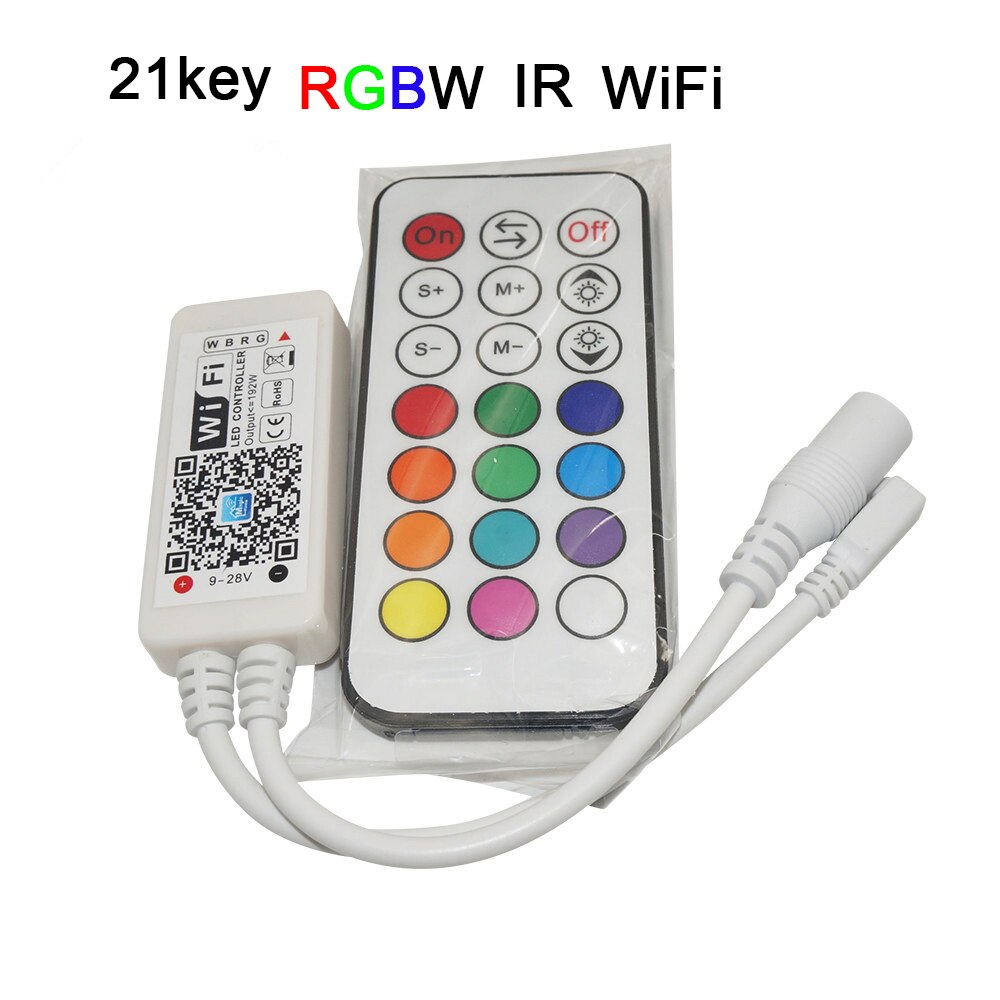 Magic Home Bluetooth Wireless WiFi Remote,RGB/RGBW IR RF LED Controller DC5V 12V 24V for 5050 WS2811 WS2812B Pixel Led Strip