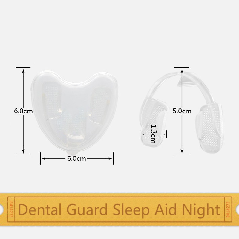 Søvnhjælp molar bøjle forhindrer dine tænder i at knibe slibning fjern støj fra bruxisme bærbar rengøring unisex