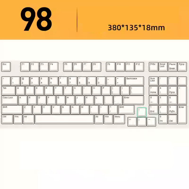 Mechanical Keyboard Dust Cover Acrylic Protecting Shell Bent Compatible With Layout 60 68 87 104 96 WOOTING ROG Azoth IKKI: Blue