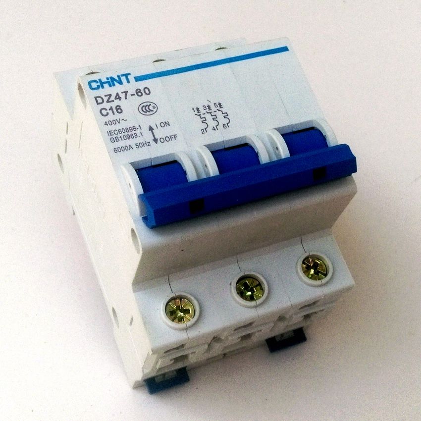 CHINT C45N Mini-schutzschalter DZ47-60 3 P C16A 40... – Grandado