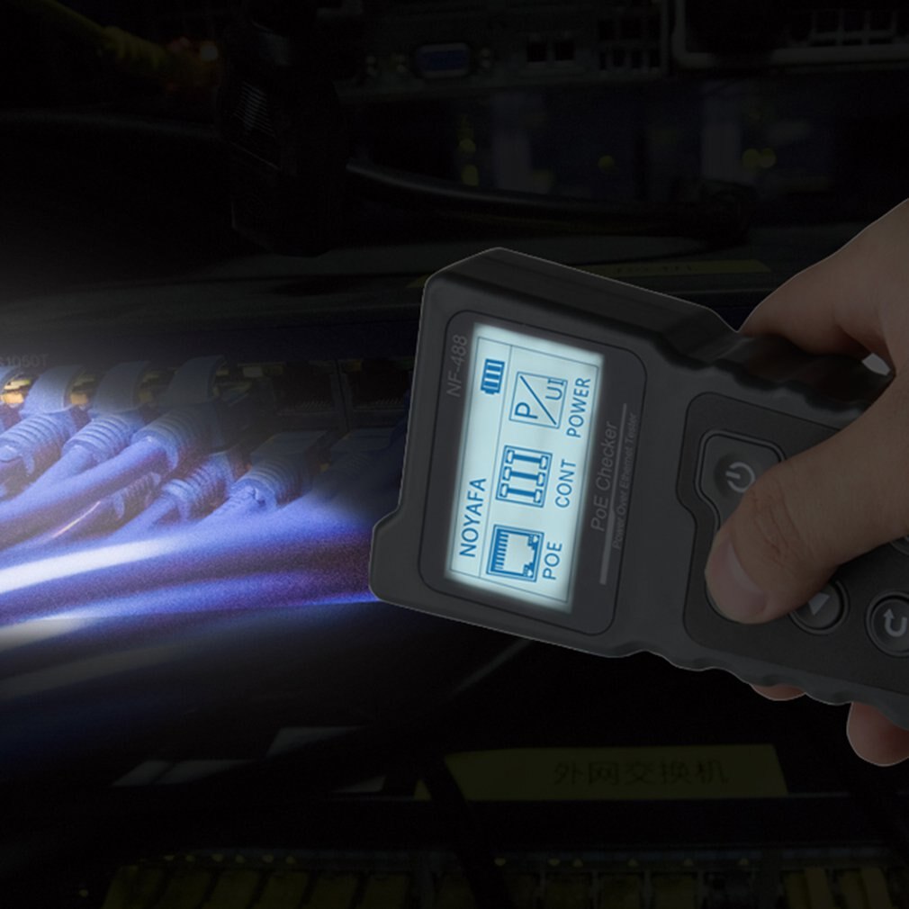 Network Tester Checker Test Power Over The Ethernet Cat5 Cat6 Lan Tester Network Detection Tool
