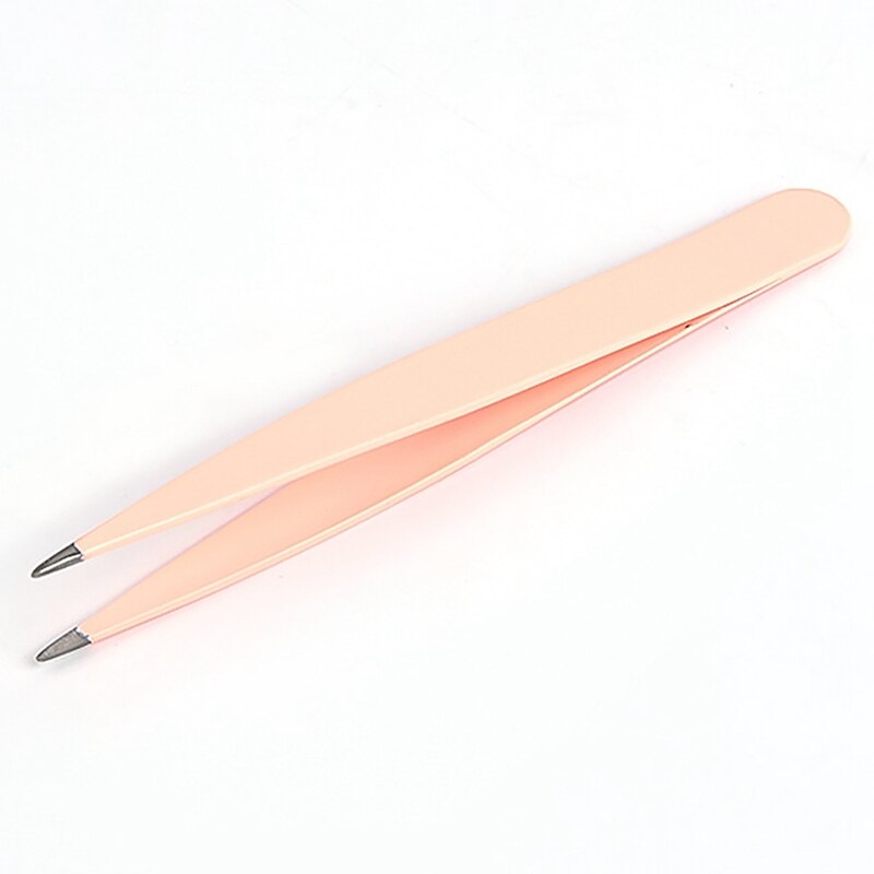 4 Pcs Colorful Hair Eyebrow Tweezers Stainless Steel Precision Tweezers Fine Hairs Puller Makeup Beauty Tool