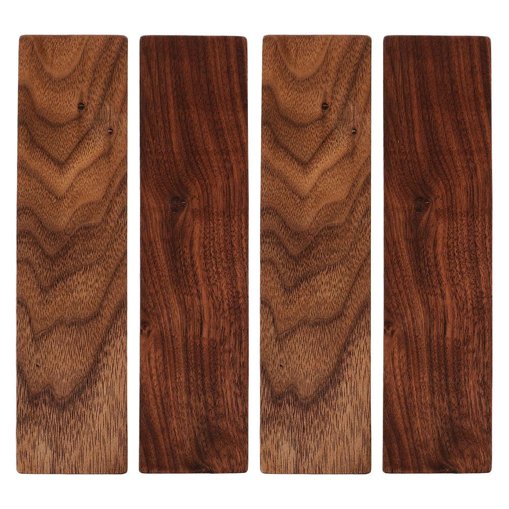 4 PCS Black Walnut Wood Blocks for Crafts Carving Unfinished Combination Cutting Board Crafting Whittling Decorating Kit