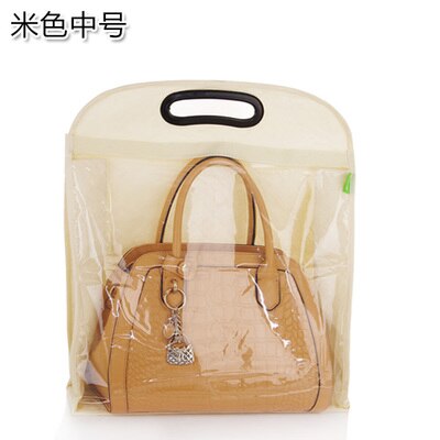 1pcs Handbag Dust Cover Bag Protector Bag Storage dust bag for handbag: M White