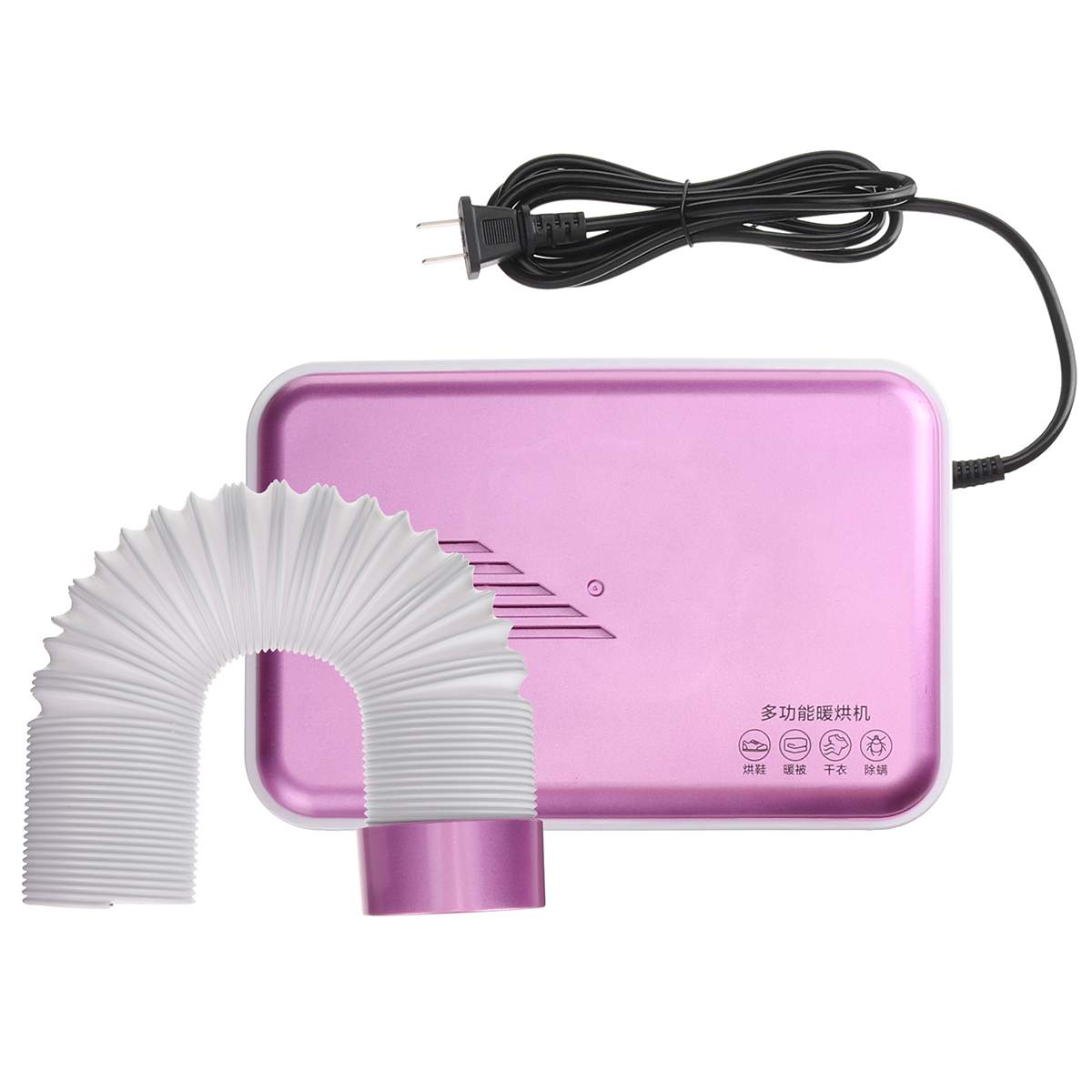 Electric Clothes Dryer Machine Shoes Dryer Fan Heater Portable Garment Shoes Heater Hose Bed Warmer Pet Dryer 600W 110V/220V