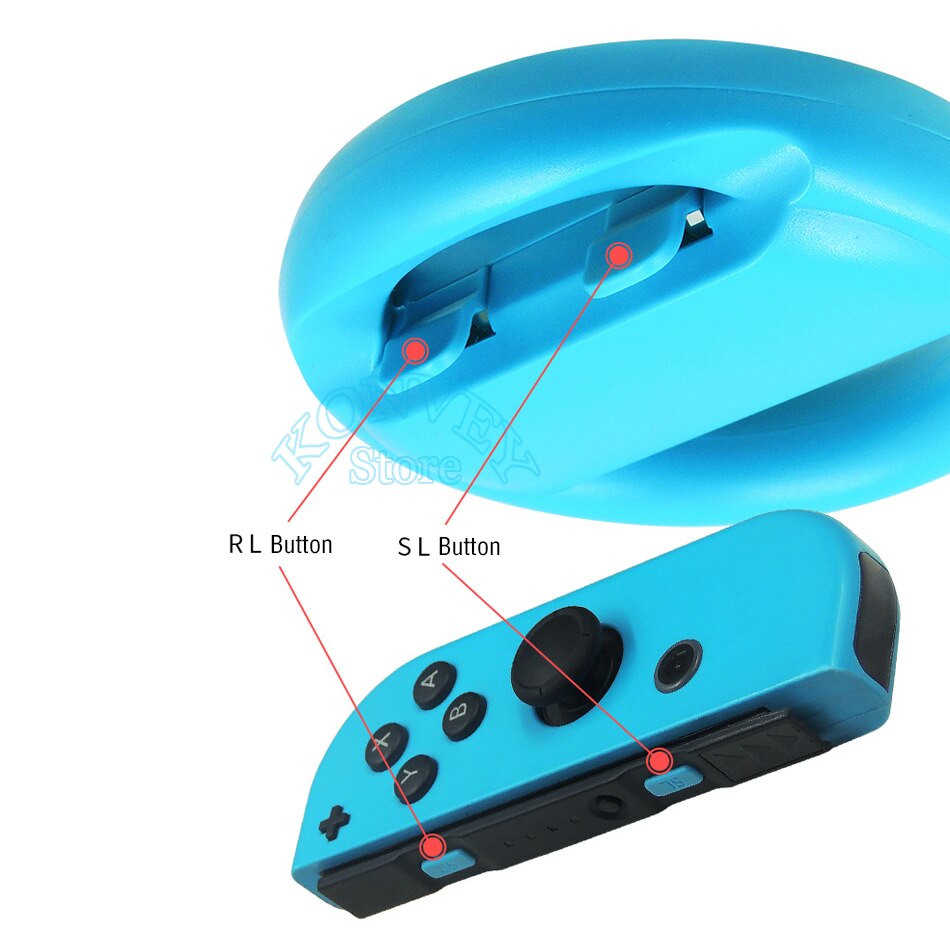 2 stuks nintendo switch-accessoires: stuurwielen, handgrepen, houder, links en rechts, joy-con voor nintendo switch, ns nx-controller