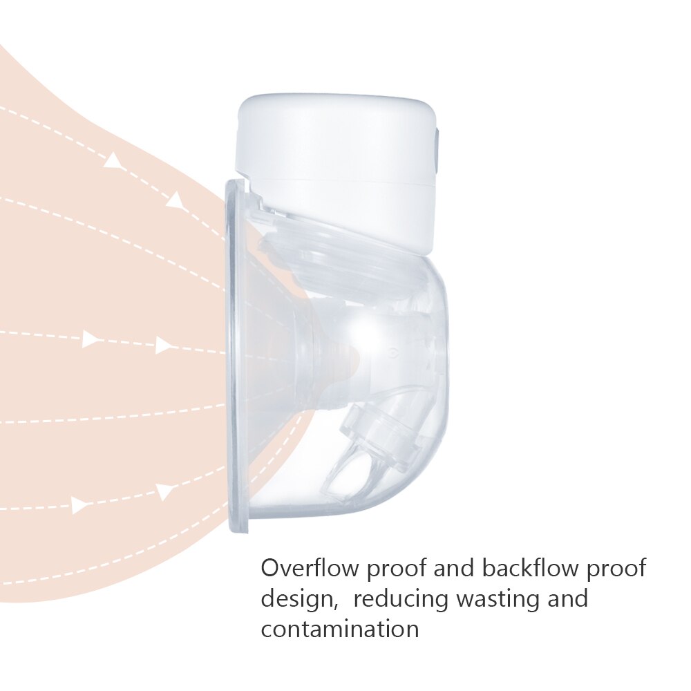 Tiralatte elettrico silenzioso indossabile mungitore automatico estrattore di latte portatile a mani libere allattamento al seno per bambini 2 modalità 9 livelli