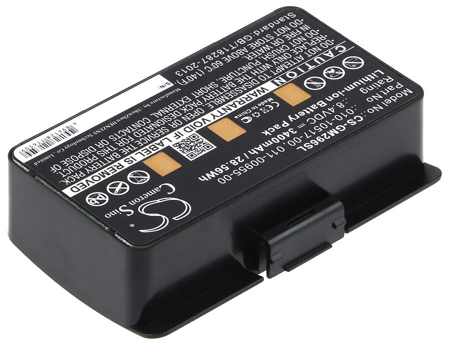 Cameron Sino 3400 Mah Batterij 010-10517-00 010-10517-01 011-00955-00 voor Gpsmap 276,276c,296,376,376C,378,396,478,495,496,478