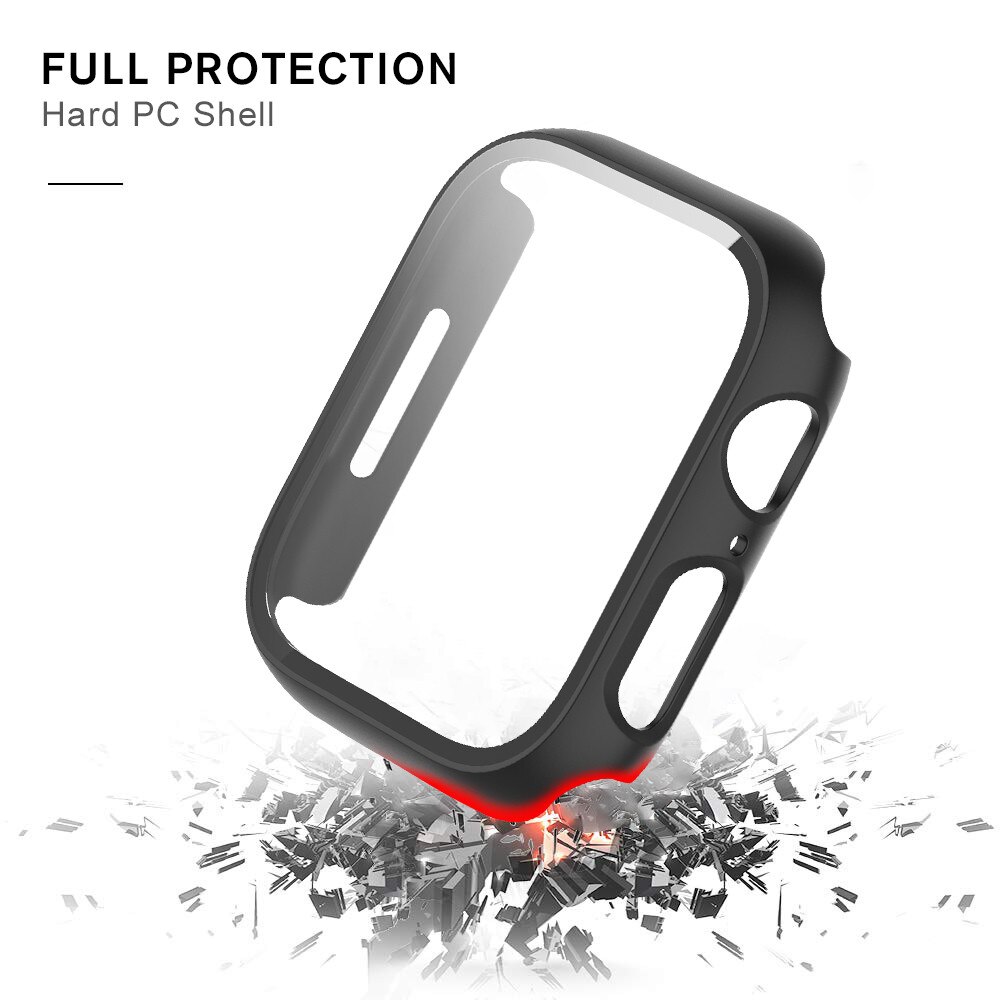 Funda de cristal templado para Iwatch 7, Protector de pantalla a prueba de golpes, para Apple Watch7 I Watch Series 41mm 45mm