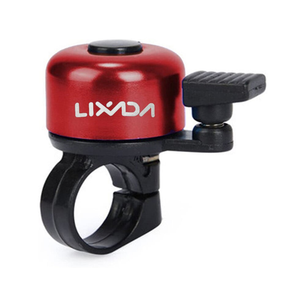LIXADA-timbre de aleación para bicicleta de montaña y carretera, alarma de sonido para manillar de Ciclismo de seguridad, timbre de Metal, accesorios para MTB: 1pc Red