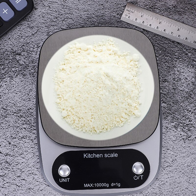 Digital Food Scale Weight Scale With Grams And OZ Tare And Units Conversion Function Multifunction Pounds Ounces Scale