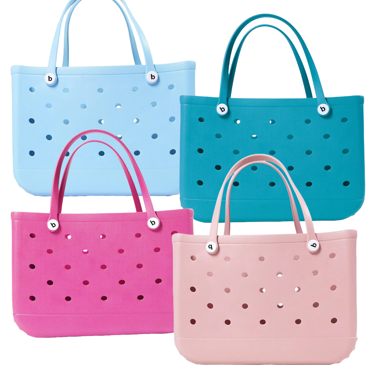 XL extra große Strandtasche aus EVA-Gummi, wasserdicht, für Strand, Reisen, Picknick, Aufbewahrungskorb, Damen-Einkaufshandtasche, Sack Gelee-Einkaufstasche