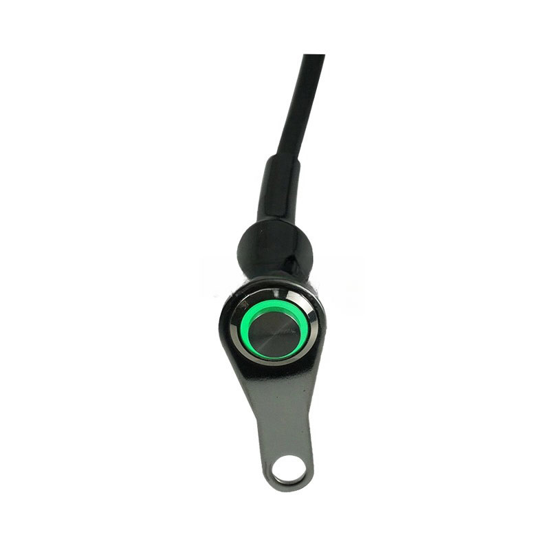 Interruptor de luz LED impermeable para motocicleta, Faro de manillar, luz antiniebla, interruptor de encendido y apagado, 12V: Lavanda