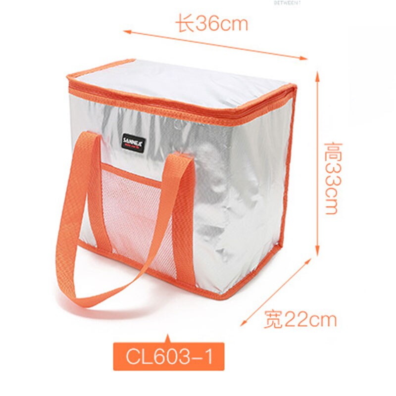 bao wen dai Outdoor Picnic Hand-Held Their Lunch Bags Aluminum Cold Storage Insulation song can bao