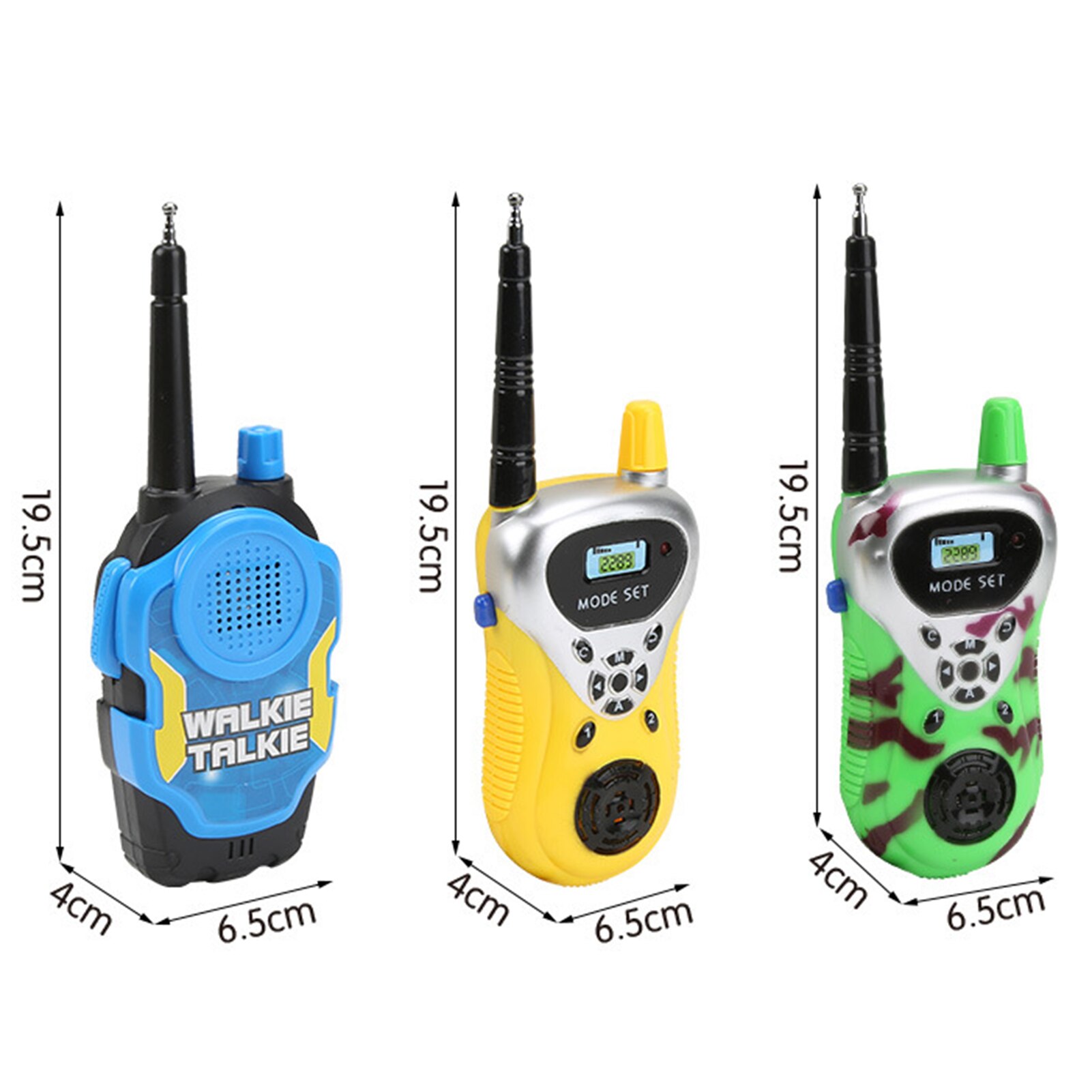 2 Stks/set Kinderen Handvat Walkie Talkie Remote Draadloze Oproep Ouder-kind Interactieve Puzzel Speelgoed