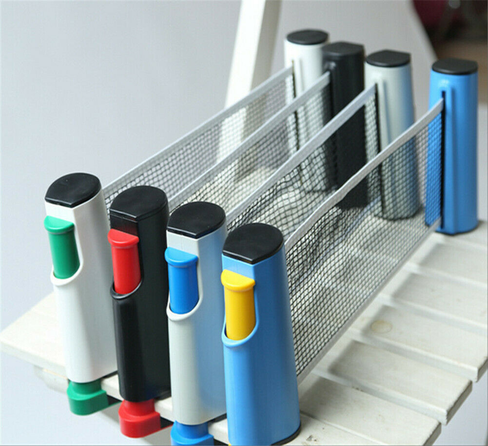 Table Tennis Net Portable Retractable Ping Pong Post Net Rack For Any Table