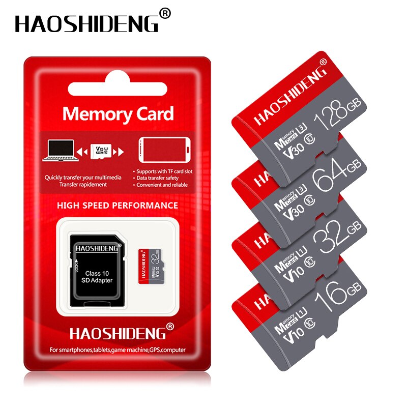 Geheugenkaart micro sd kaart 128gb 32gb 16gb 64gb klasse 10 flashkaart 8gb geheugenkaart sd/tf kaart