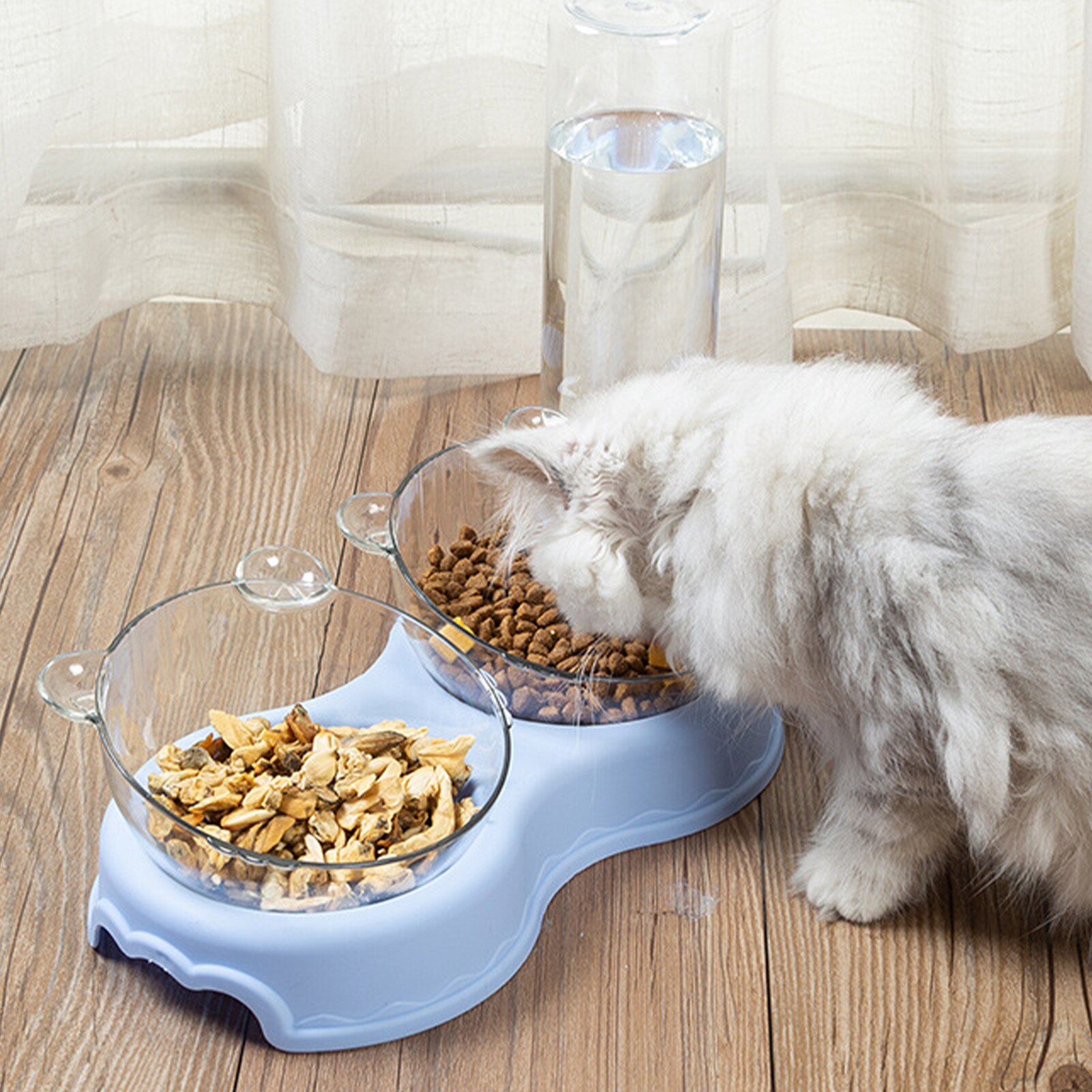 Huisdier Kat Kom Automatische Feeder 3In1 Hond K... Vicedeal