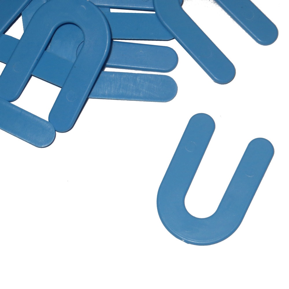 Horseshoe Shim Tile Spacers, 1.5mm (1/16-Inch), For "Tile Spacers 1/16 Inch", Pack of 100