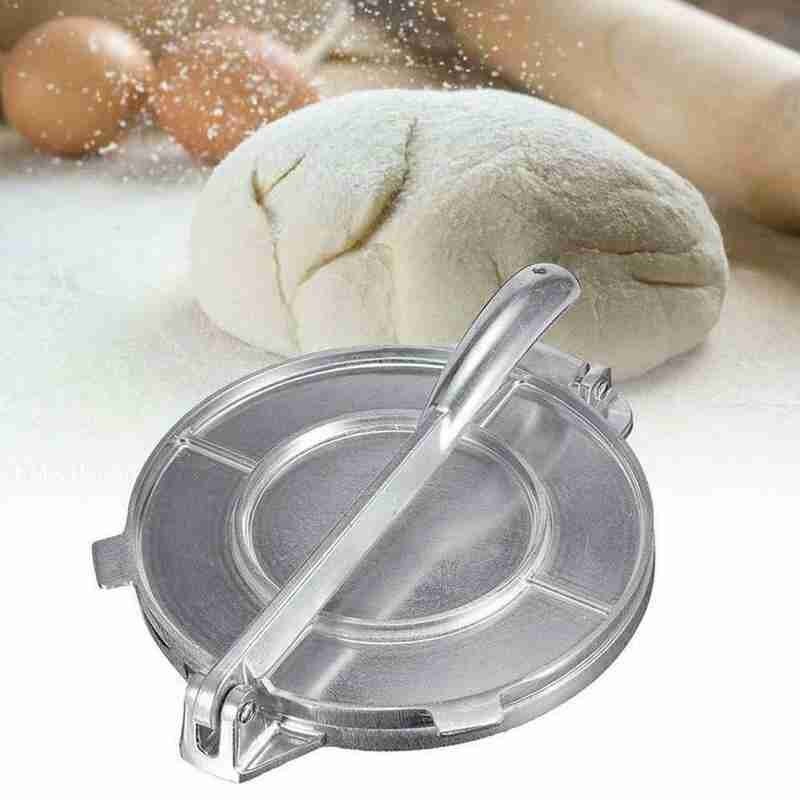 1 ud. Tortillas multiusos prensa pesada aluminio plegable Pie prensa herramientas para tartas utensilios para hornear dispositivos de cocina Accesorios
