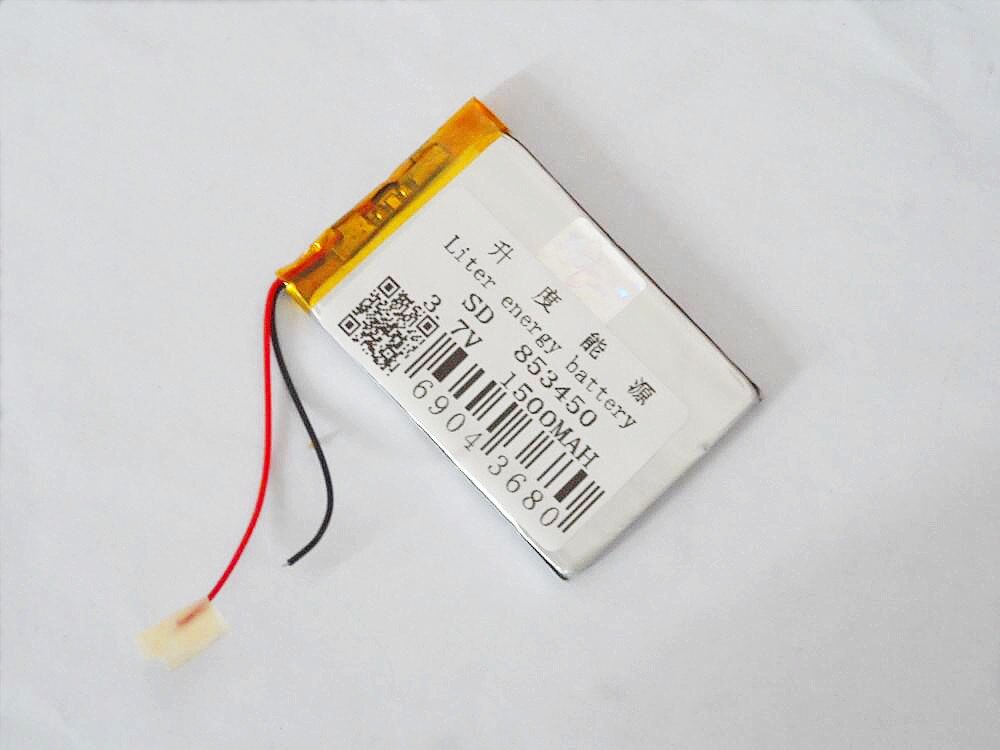 Liter energy battery Lithium polymer battery 853450 3.7V 1500MAH speaker lamp battery 50 * 34 * 8.5MM