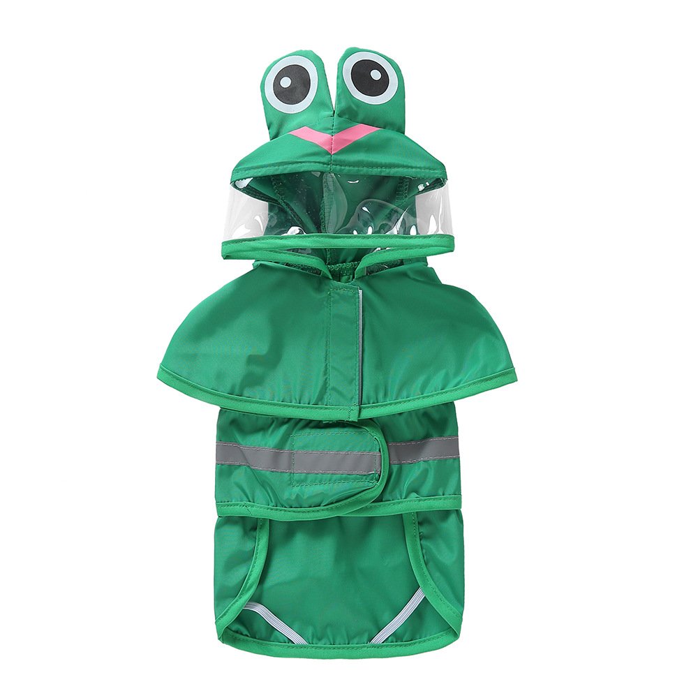 Animais de estimação roupas para cães à prova dwaterproof água capa de chuva para cães médios grandes com capuz capas de chuva tira reflexiva cães casaco de chuva XS-4XL: 4XL / Vermelho