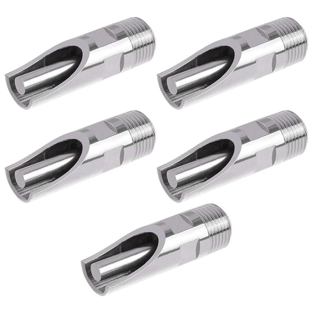 5 Pcs Roestvrij Staal Varken Tepel Automatische Vee Nuttig Silver Tone Schapen Waterer Drinker Varken Dirinking Water: B