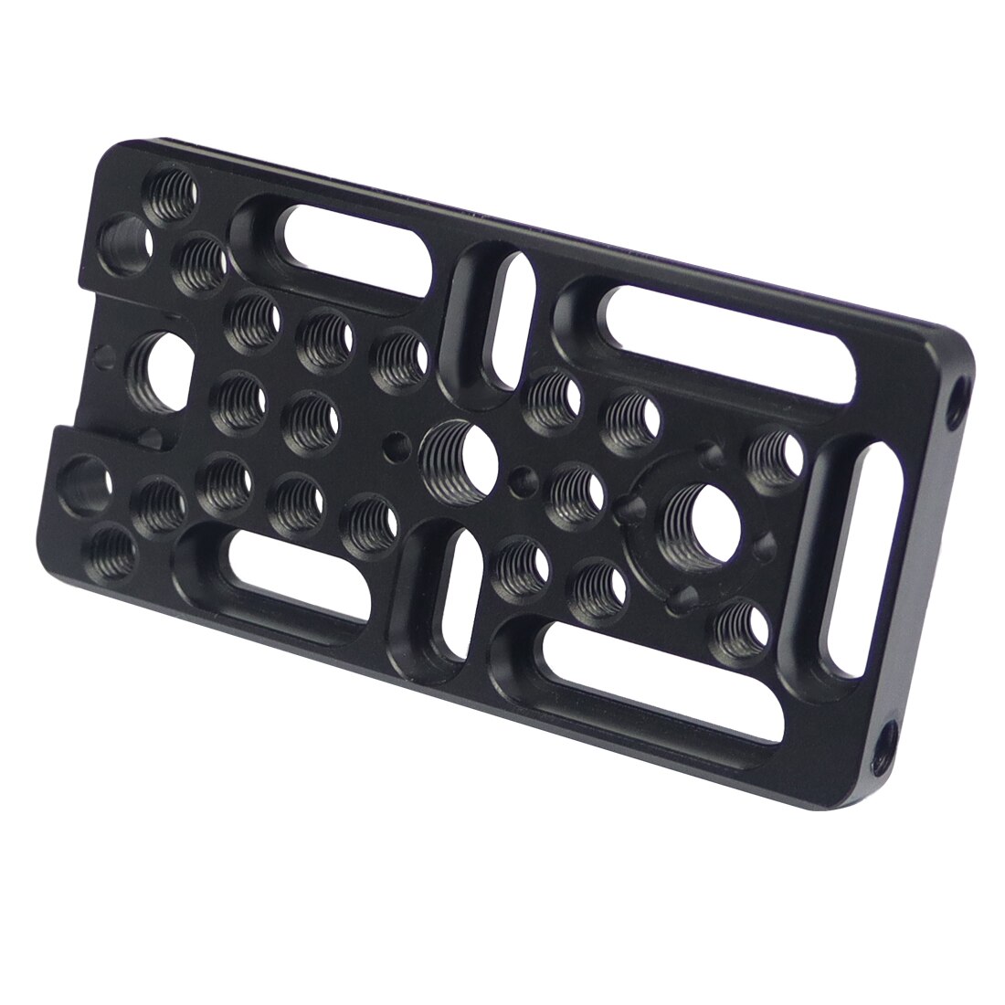 FEICHAO Switching Plate Cheese Board Multi-function 1/4 3/8 ARRI Cold Shoe for Railblock Dovetail Rods DSLR Camera Cage Rig Part