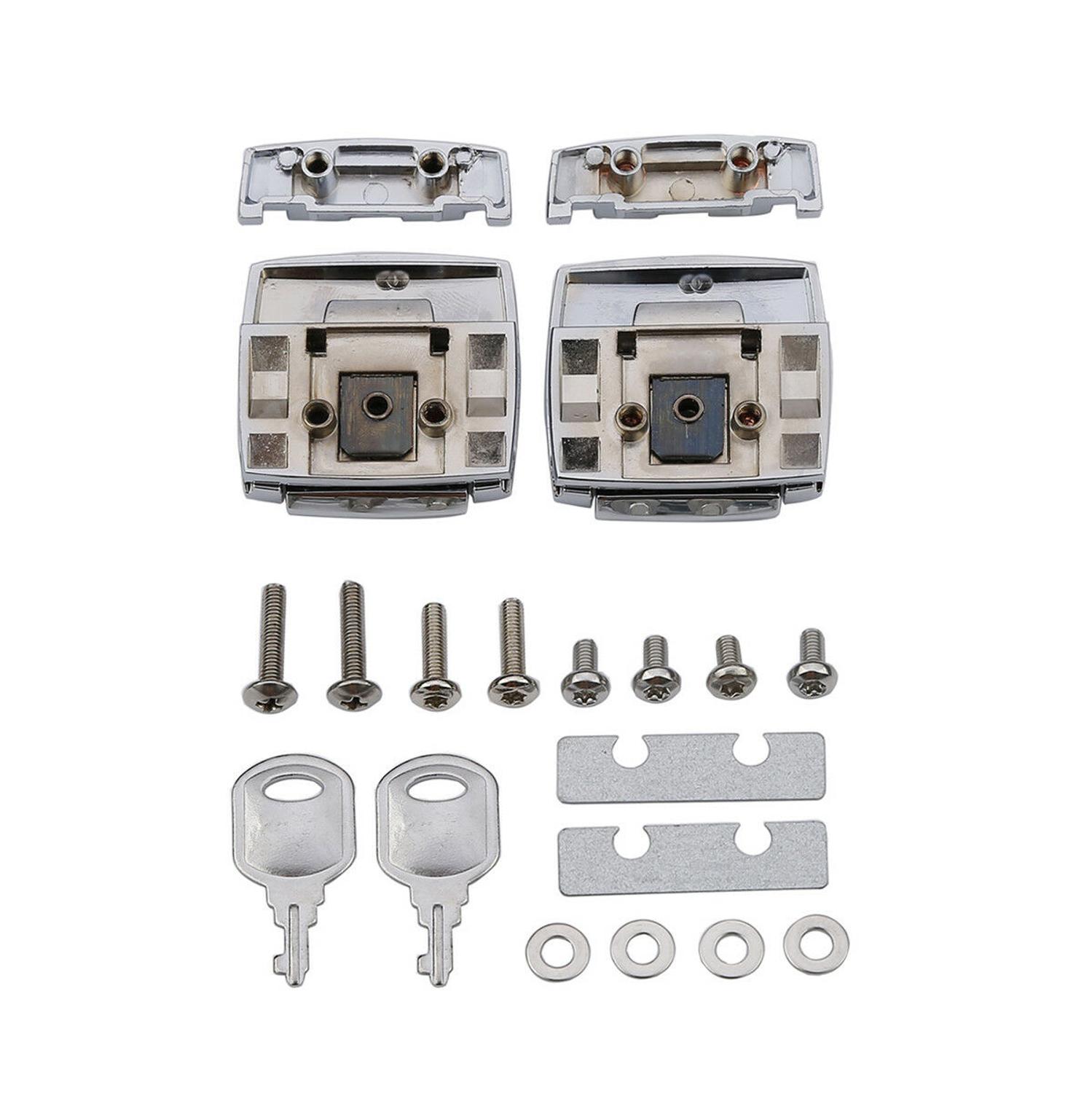 Motorcycle Razor Chopped King Pack Latches Kit For Harley Tour Pak Touring Road King Electra Glide Street Glide 1988