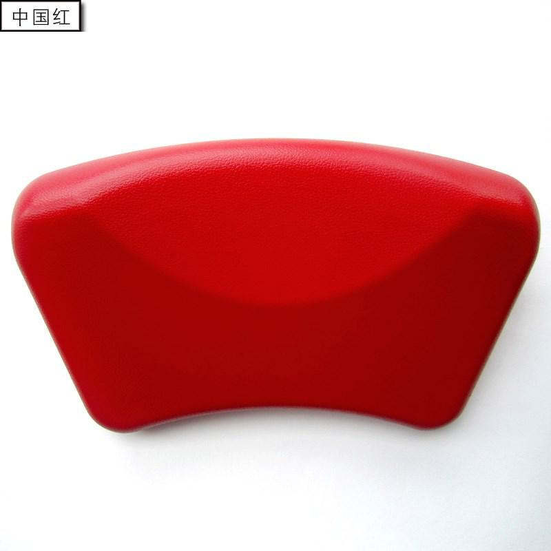 Badkuipkussen, badkuipkussen, universeel, milieuvriendelijk, nekkussen, waterdicht, kleurrijk kussen: Rood