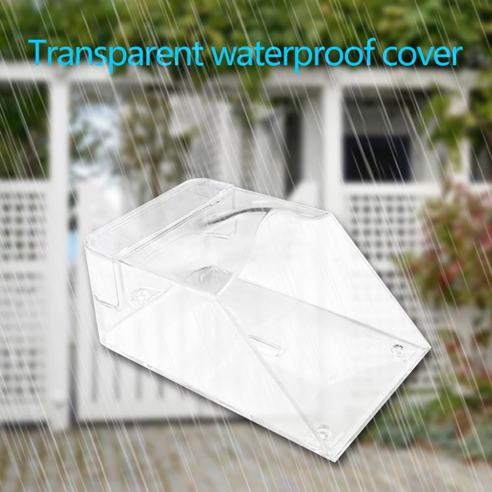 Outdoor Draadloze Deurbel Ring Deurbel Waterdicht Cover Zware Regen Voor Transparante Draadloze Deur Thuis Ring Knop Dubbelzijdig