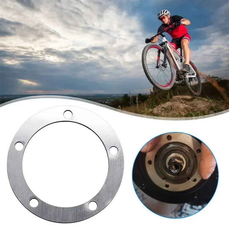 Arandelas para bicicleta eléctrica, espaciador de corrección de compensación de anillo de cadena 42T para junta BAFANG BBS01 BBS02, accesorios de piezas de ciclismo