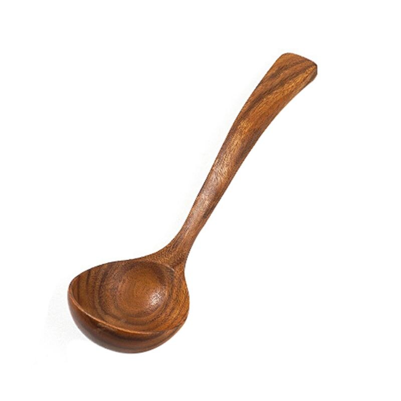 Teak Wood Turner Spatula Spoon Kitchen Accessories Non-Stick Cookware Cooking Tools Wooden Shovel Kitchen Utensils: 1