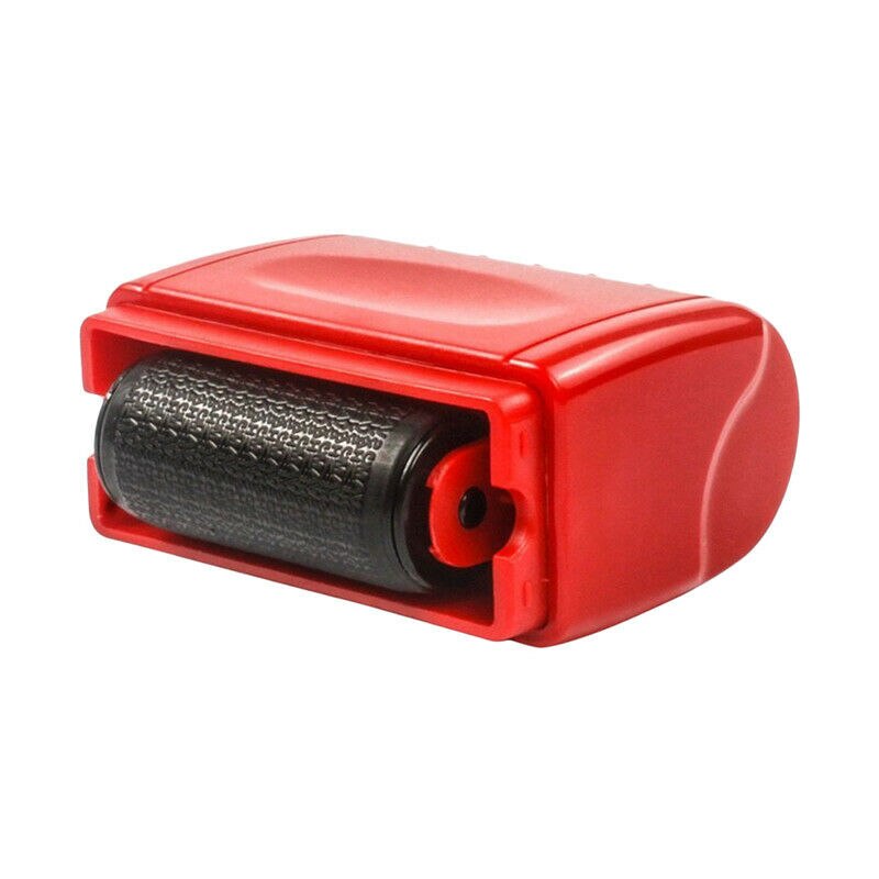 1 Pc Identiteit Privacy Id Bescherming Roller Stempel Informatie Dekking Data Protector Rommelige Code Roller Stempel Kantoor