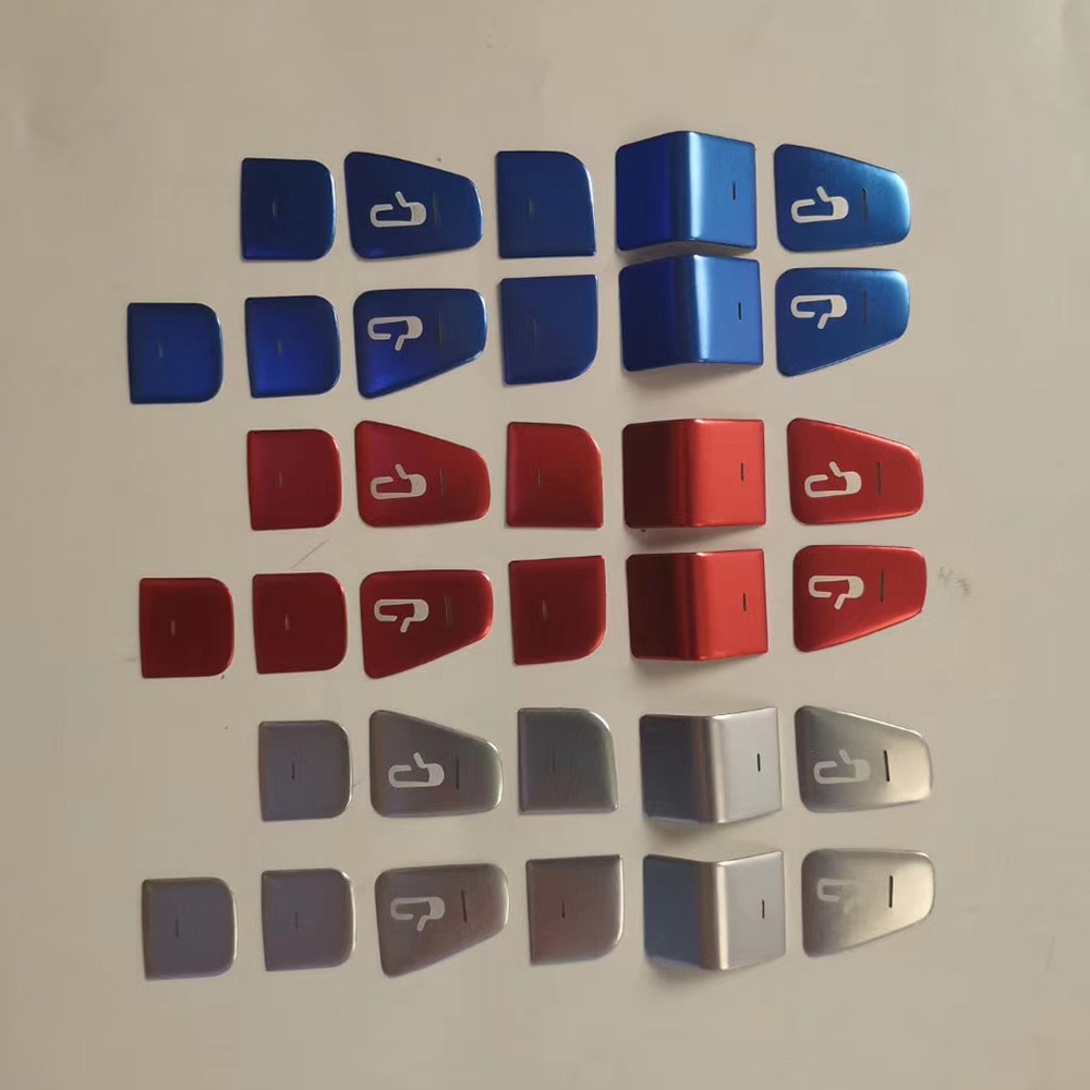 Auto raam lift schakelaar knop deur open sticker trim voor tesla model 3 schakelaar knop sticker