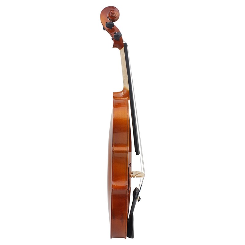 1/4 Viool Natuurlijke Akoestische Massief Houten Sparren Flame Maple Fineer Viool Fiddle Met Case Rosin Boog Snaren Schoudersteun