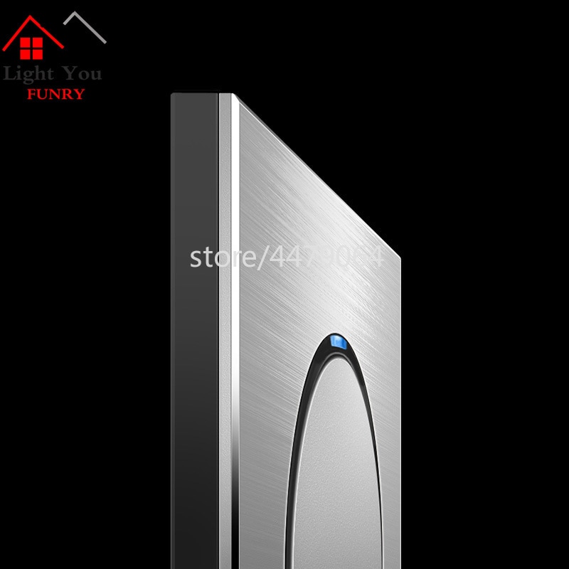 86 Type Dimmer Switch Fan Switch Wall Switch Household Silver Aluminum Alloy Panel LIght Switches EU UK France Socket 90V-250V