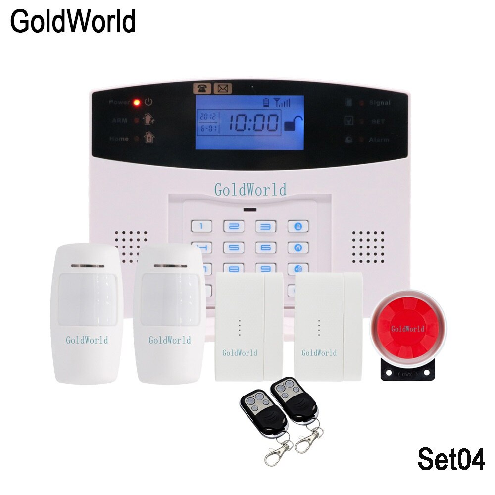 99 Zone Wireless House Safety LCD Wireless GSM Alarm Keypad Security Alarm System With Pir Motion Sensors