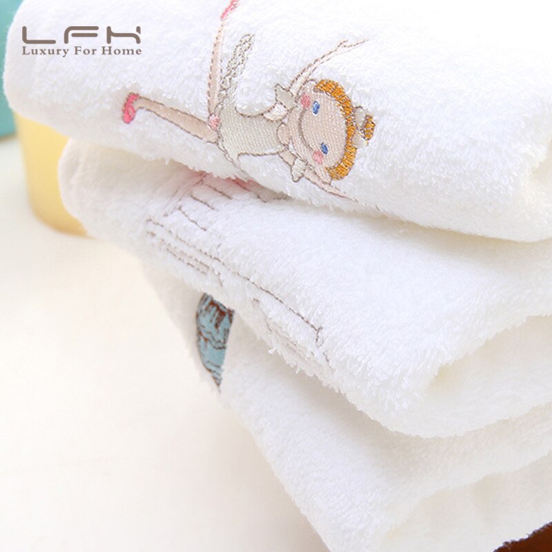 LFH vijf-sterren hotel wit ballet meisje katoenen handdoek zachte verdikking verhogen katoen liefhebbers grote handdoek