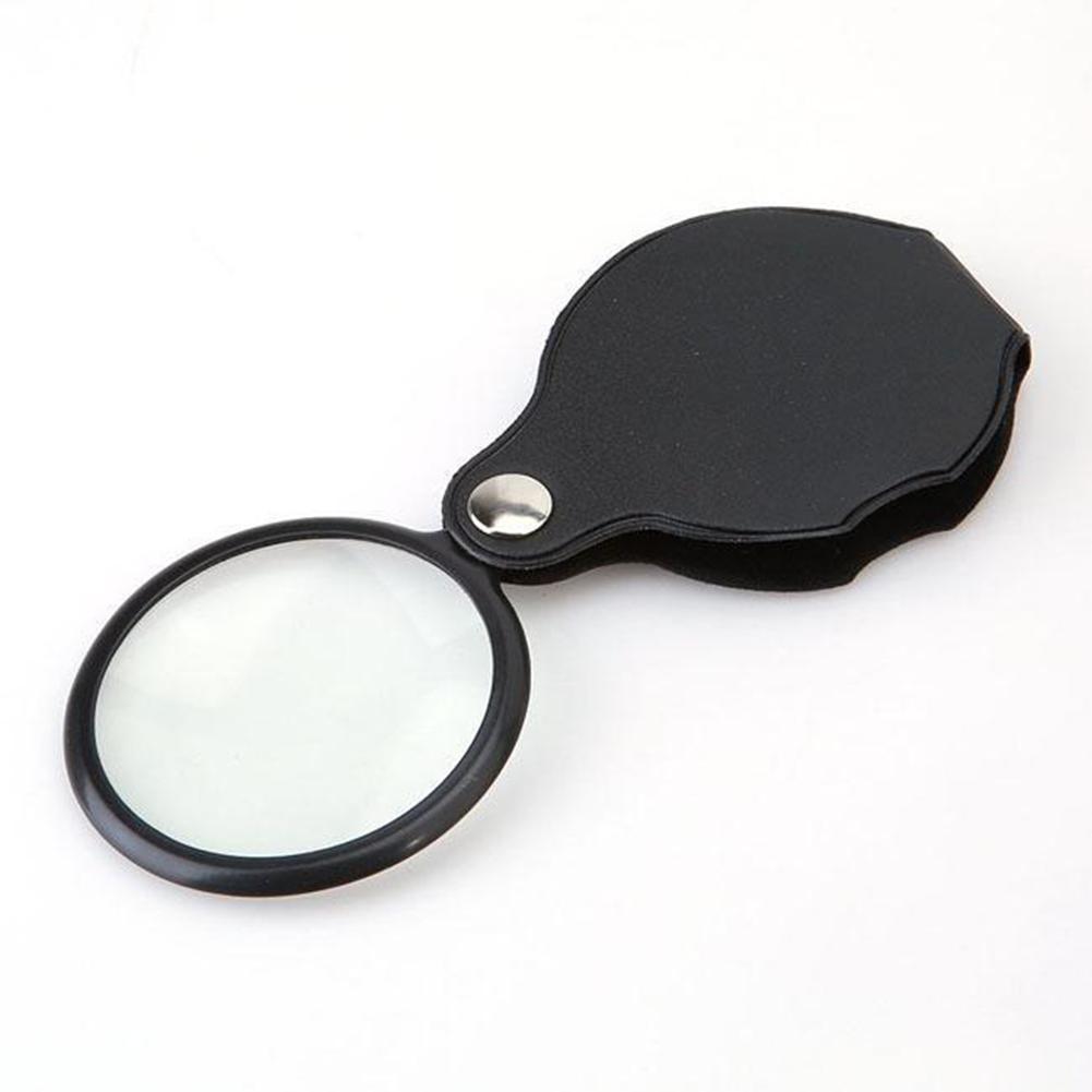 Mini poche 10x Loupe de bijoux pliante Loupe pour verre optique haute définition lecture montre réparation Loupe en verre pour les yeux