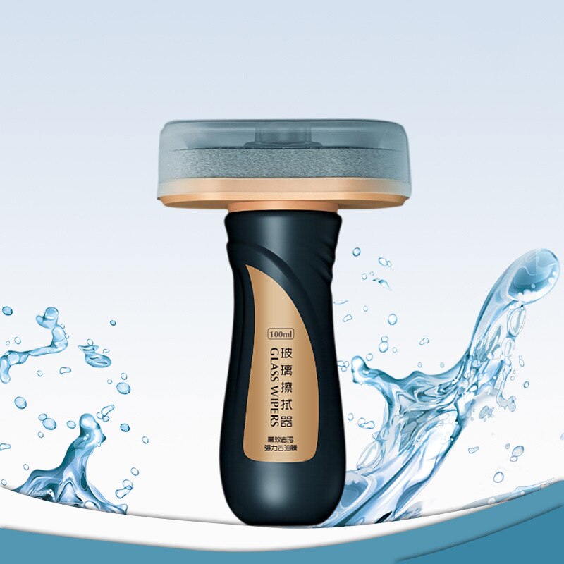 Removedor de película de aceite para coche, pasta de limpieza de esmalte de vidrio, cuidado de cera, agente de reparación de ventanas de vidrio, película de aceite de pintura hidrofóbica impermeable, 100ML