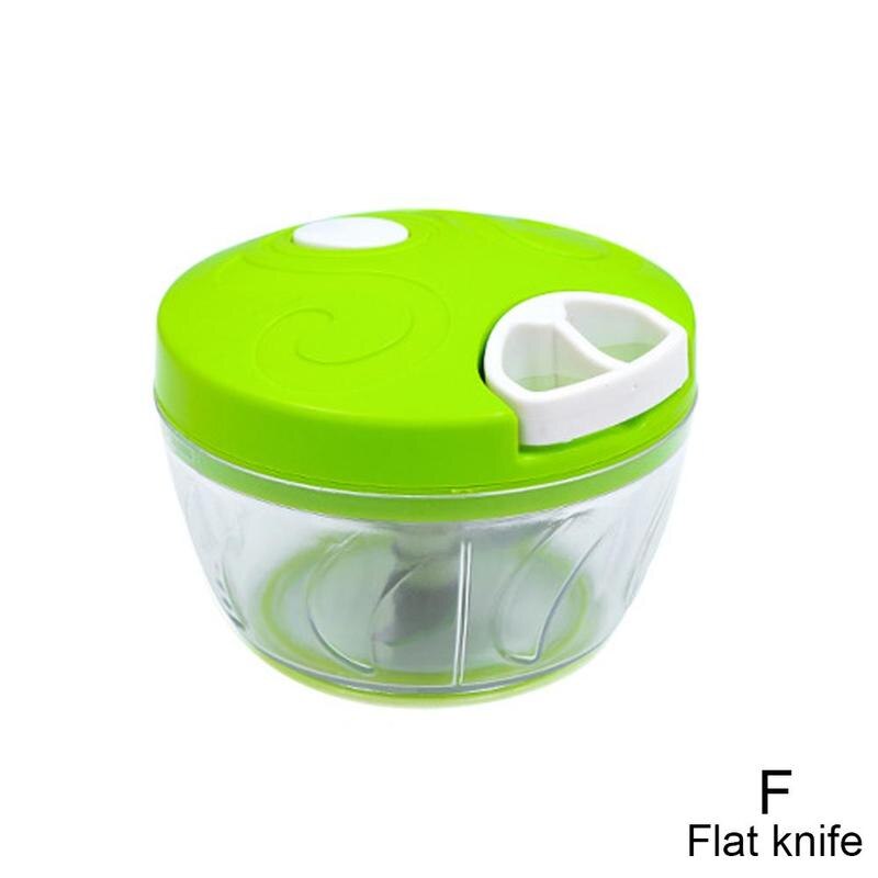 Manual Fruit Vegetable Chopper Hand Twist Pull Food Cutter Shredder Nuts Cutter Grinder Onion Mincer Garlic Kitchen Accesso E9C4: F