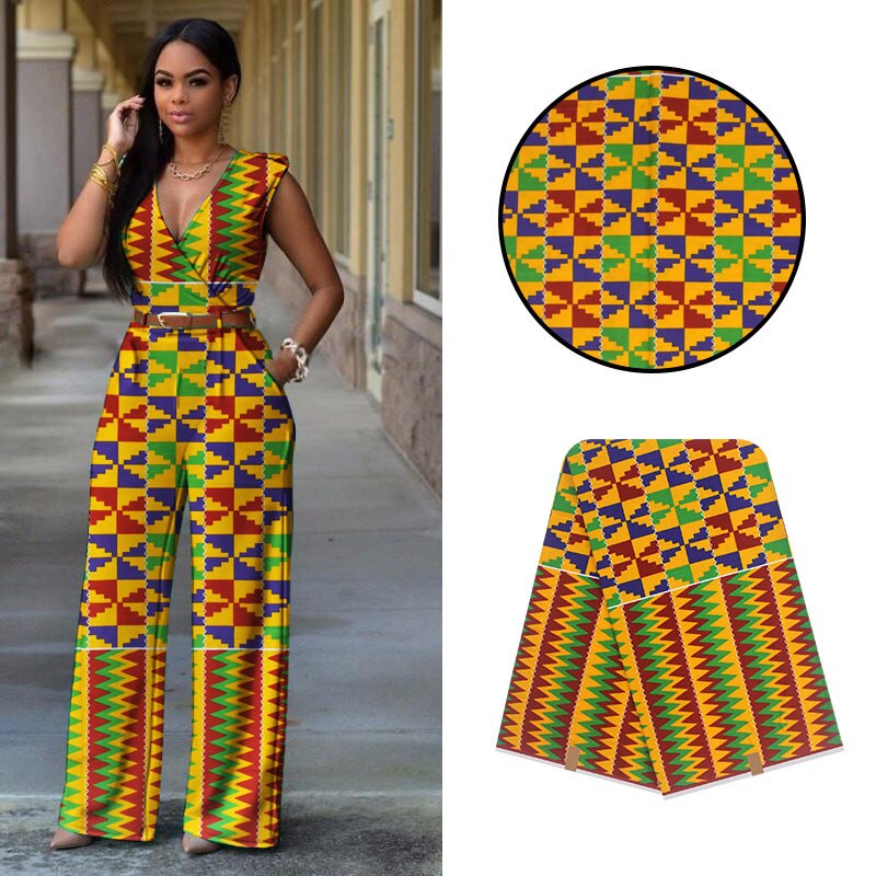 Ankara Africa cotton wax print kente real wax 6yard African fabric party dress sewing material