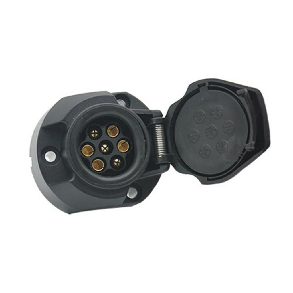 7 Pin Plug & Socket Towing Electrics Kit Trailer Caravan