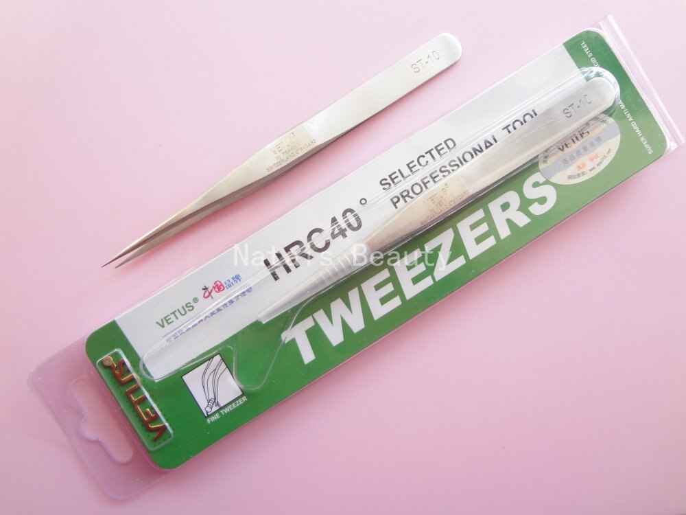 10 stks VETUS Tweezer ST-11 Rvs Elektronica Medische Pincet Make Schoonheid Tang Reparatie Multi Gereedschap: ST10